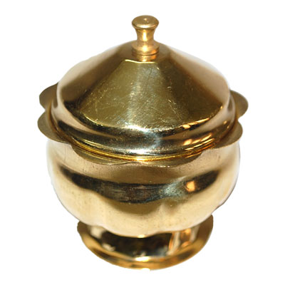 "Brass Haldi Kumkum Bharina -011 - Click here to View more details about this Product